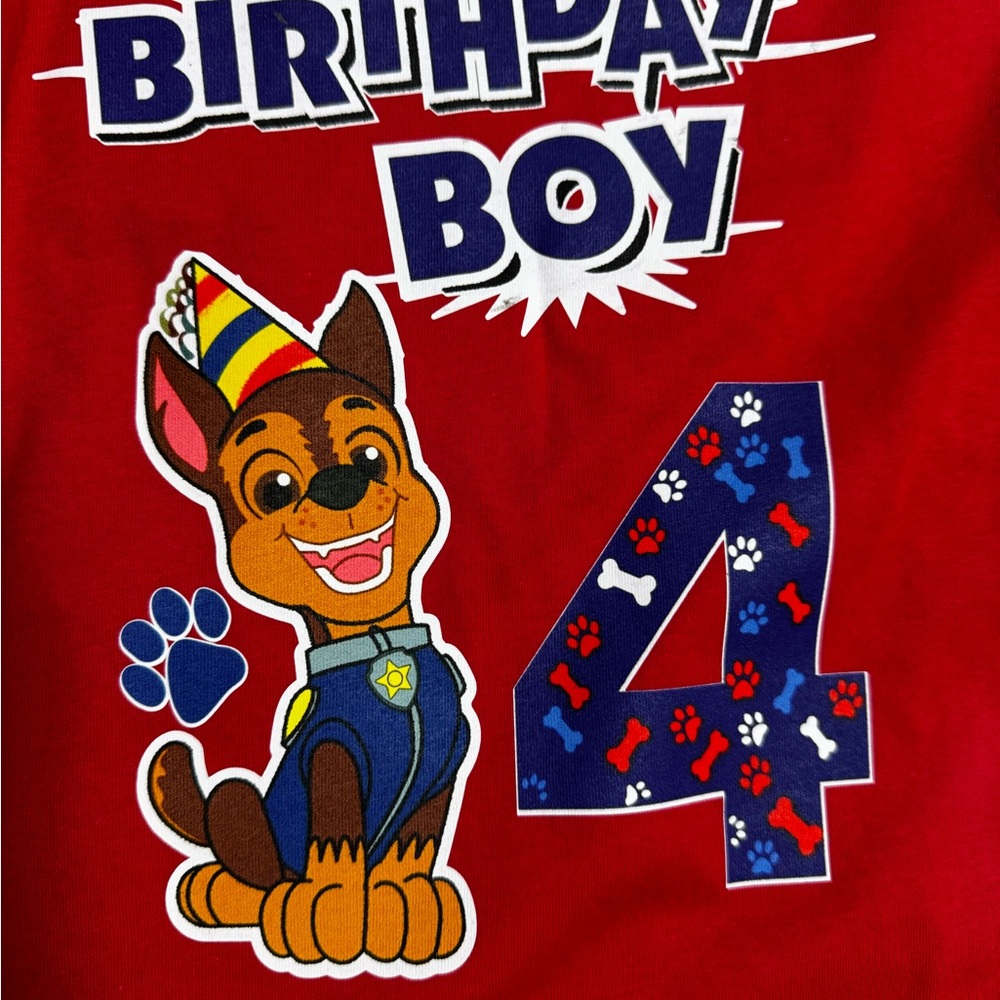 PAW PATROL CUSTOMIZED SHIRT